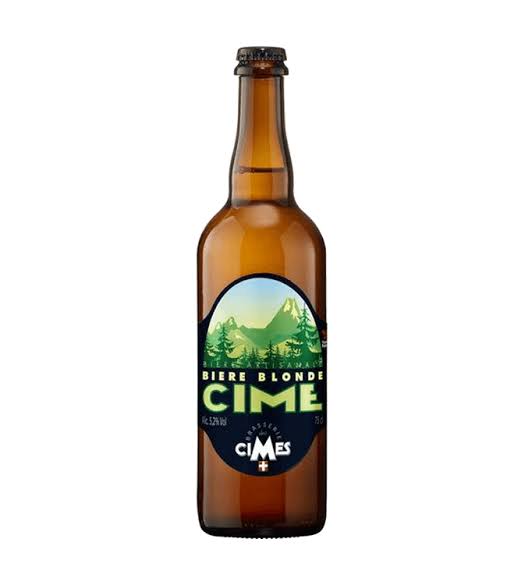 BRASSERIE DES CIMES BLONDE LA CIME LAGER 75CL-5,2 %