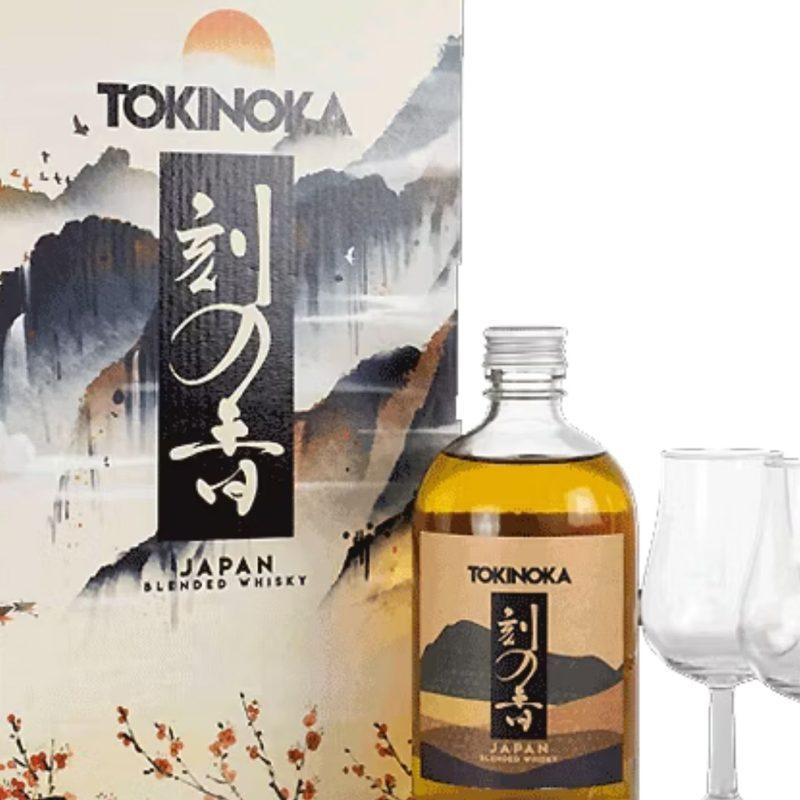 WHISKY  JAPONAIS TOKINOKA WHITE 50CL + 2 VERRES