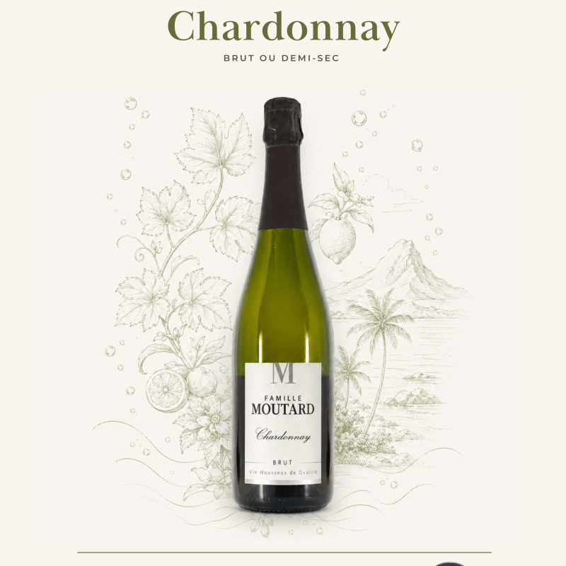 MOUTARD DEMI SEC BLANC DE BLANCS MOUSSEUX DEMI SEC BLANC 75CL